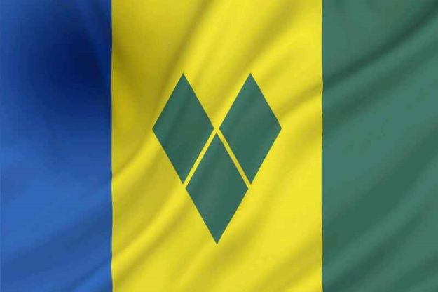 Vlag St. Vincent & the Grenadines - 100x150cm Spun-Poly